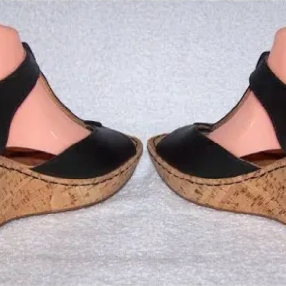 Born Concept T-strap Cork
Wedge Sandals - Picture 2 of 12